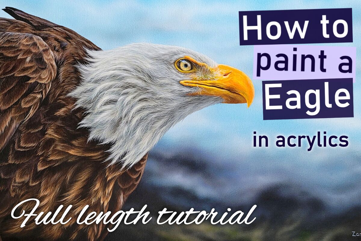 How to paint a Bald Eagle