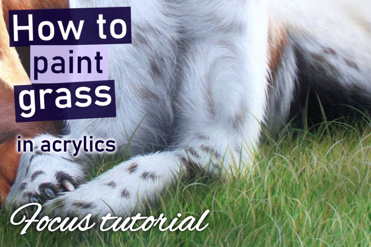 How to paint grass