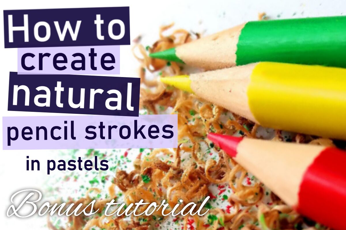 How to create natural pencil strokes