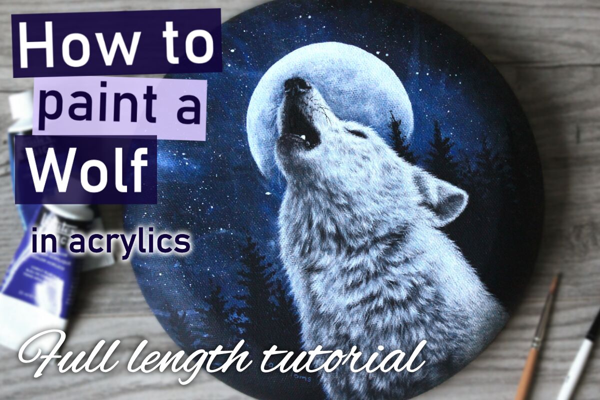 How to paint a Wolf