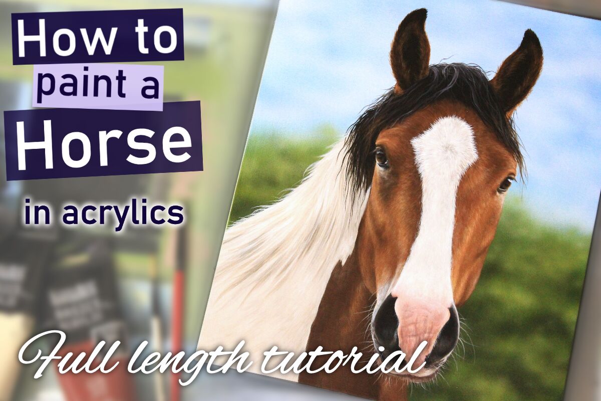 How to paint a horse